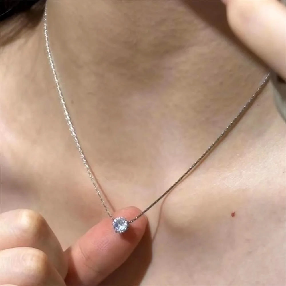 Gold-Plated Minimalist CZ Necklace Set