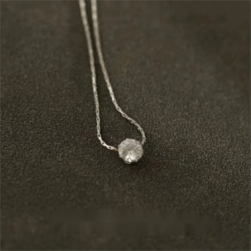 Gold-Plated Minimalist CZ Necklace Set